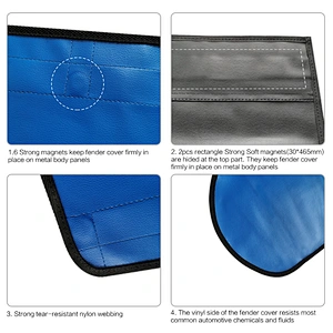 2021 Vinyl auto fender cover with magents