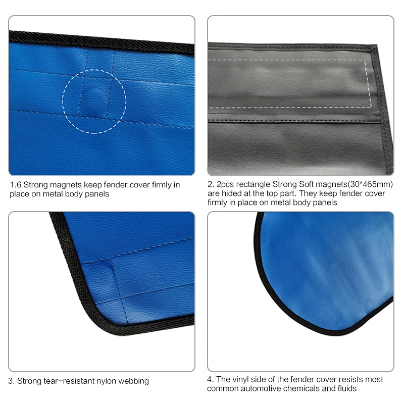 2021 Vinyl auto fender cover with magents