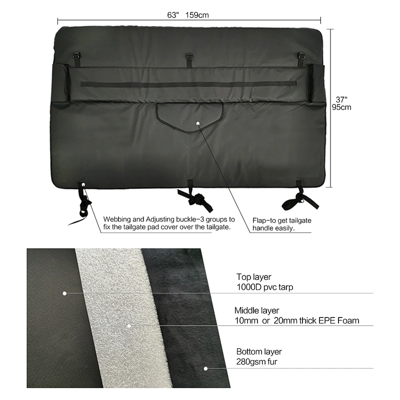 tailgate bike pads