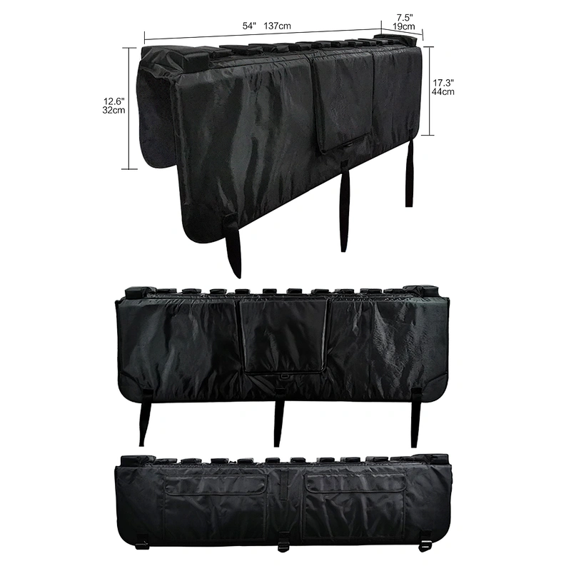 Tailgate bike pads