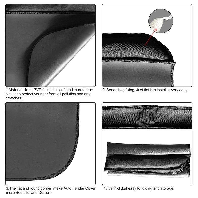 Fender cover with sand bag