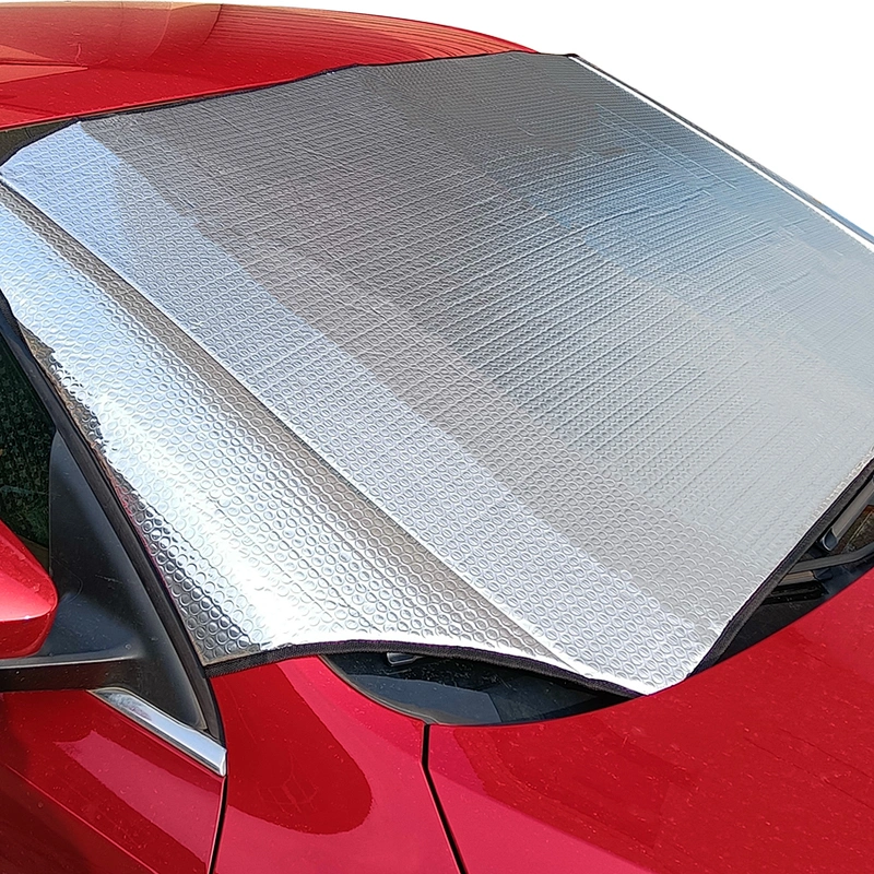 Sun shade for car silver foil car front sun shade with customized logo