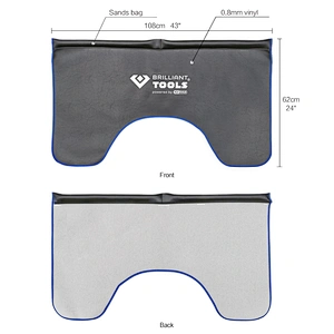 2021 vinyl and foam auto fender cover with sand bag
