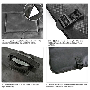 Tailgate bike pads