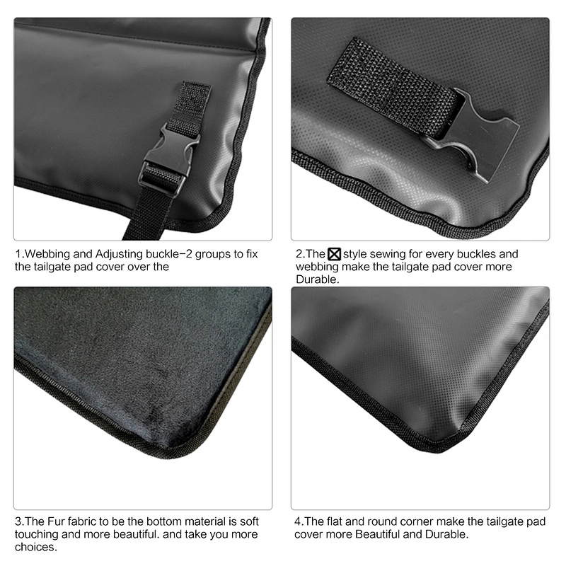 Tailgate bike pads