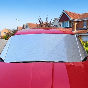 Sun shade for car silver foil car front sun shade with customized logo