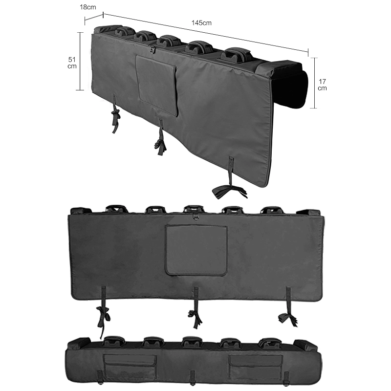 Tailgate bike pads