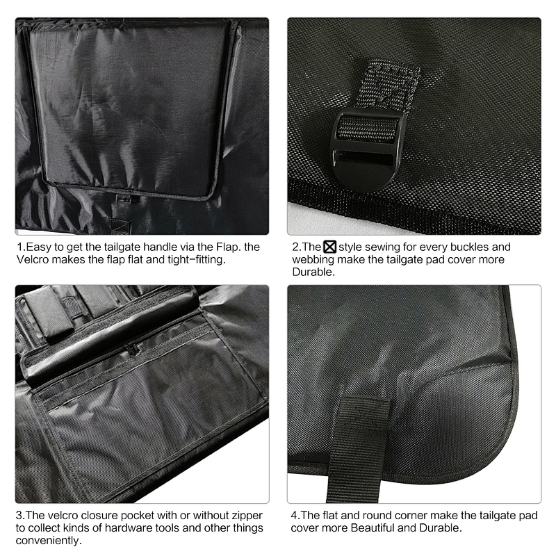 Tailgate bike pads