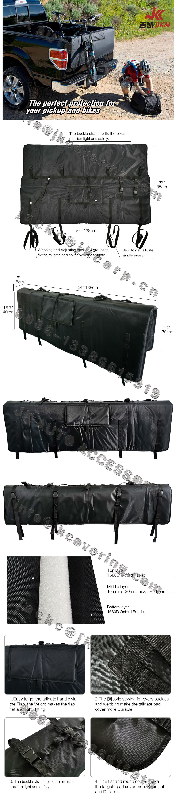 tailgate bike pads,tailgate pads,tailgate pad cover for bikes,dakine tailgate pad,raceface tailgate pad,evoc tailgate pad,fox tailgate pad, tailgate bike rack,yakima tailgate pad
