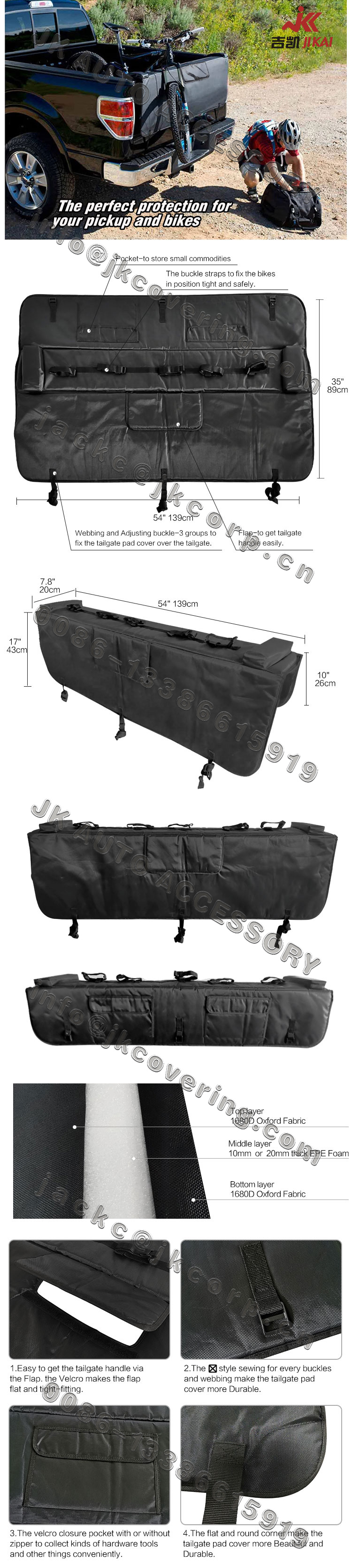 tailgate bike pads,tailgate pads,tailgate pad cover for bikes,dakine tailgate pad,raceface tailgate pad,evoc tailgate pad,fox tailgate pad, tailgate bike rack,yakima tailgate pad