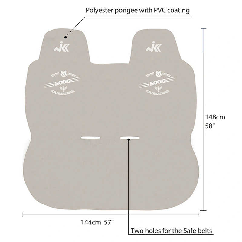 2021 polyester pongee rear seat saver