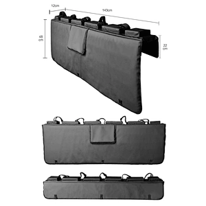 Tailgate bike pads