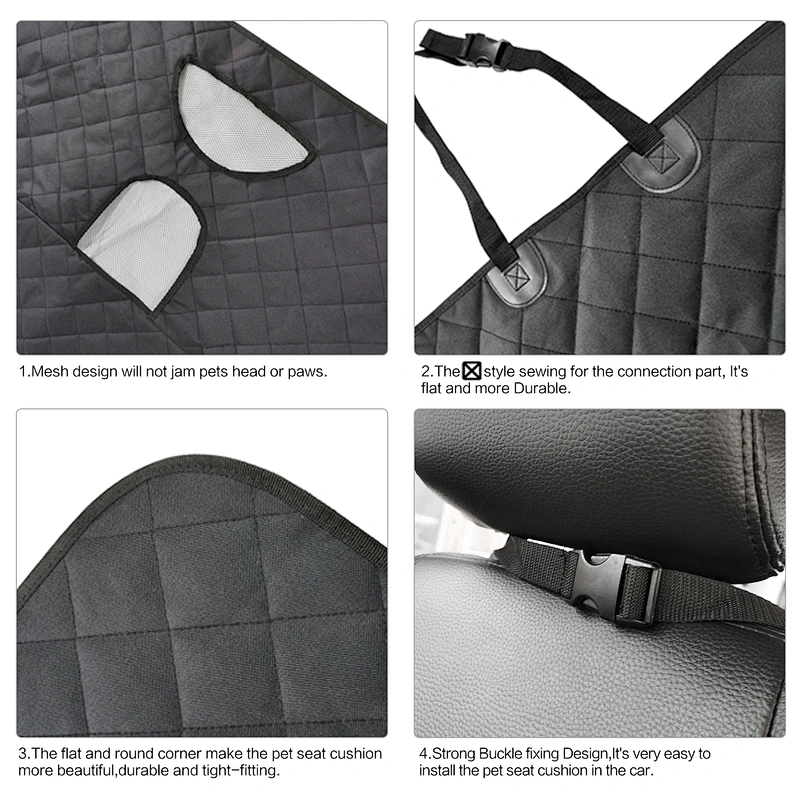 Pet rear seat cover