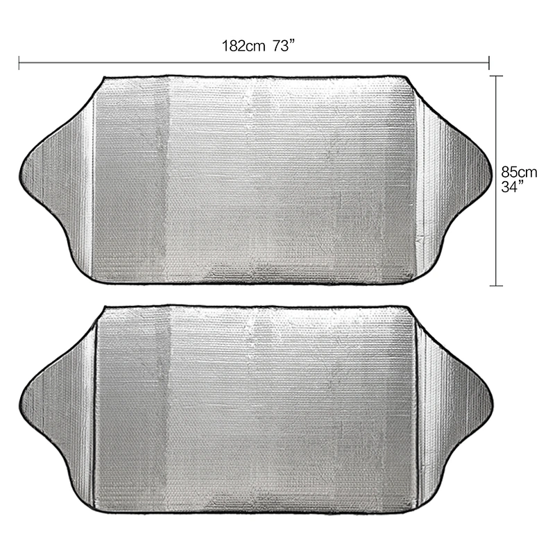 Sun shade for car silver foil car front sun shade with customized logo