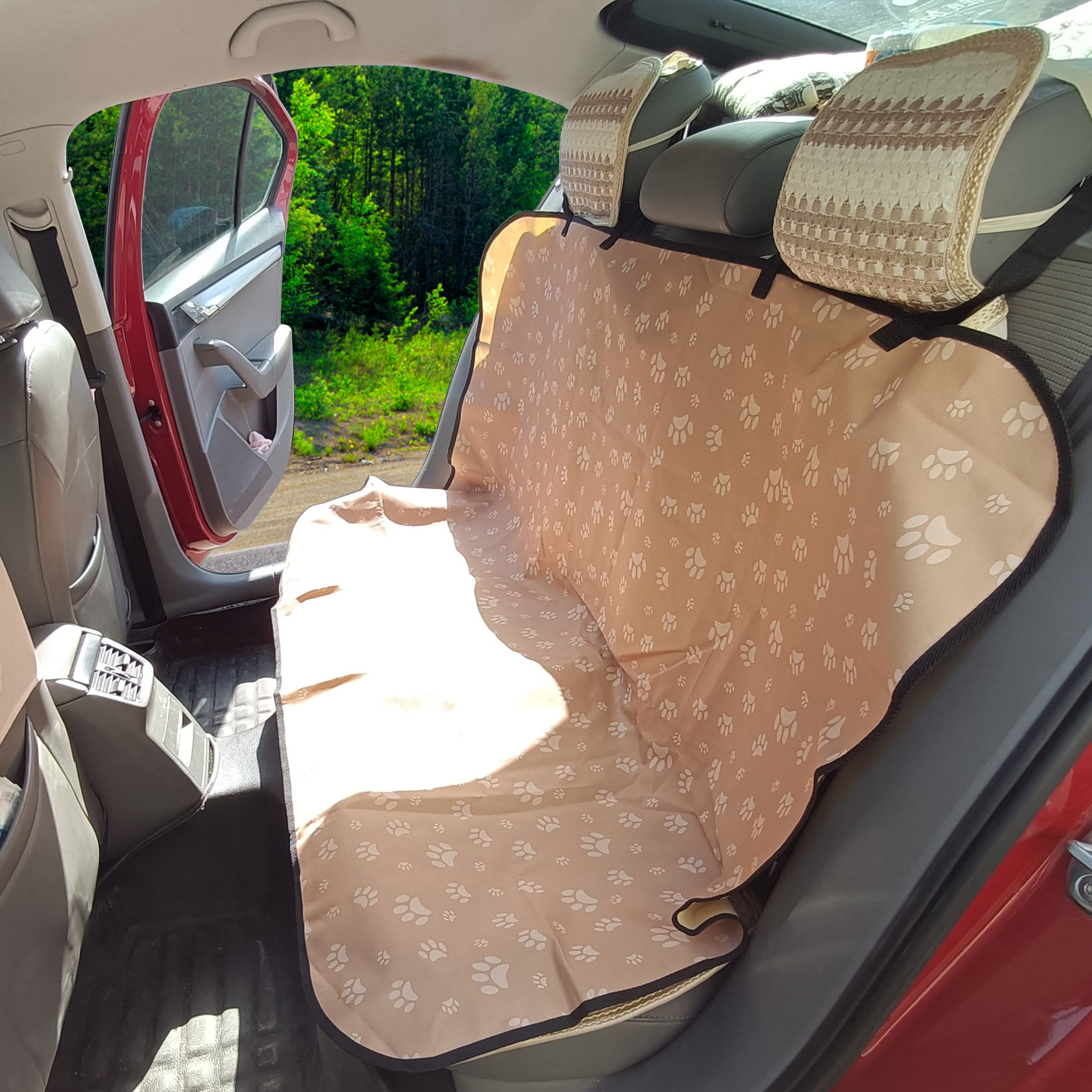 Dog rear seat cover