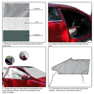 Sun shade for car silver foil car front sun shade with customized logo