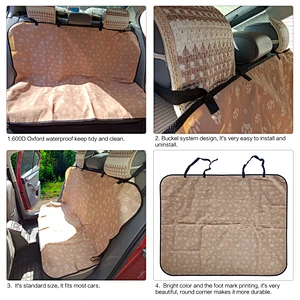 Dog rear seat cover