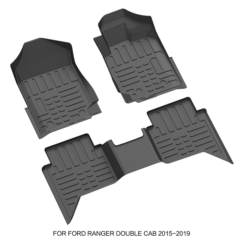 Rownfur Free Shipping 5d Car Floor PVC Mats Luxury Russia Customized Dedicated Customized Wholesale Leather Brown
