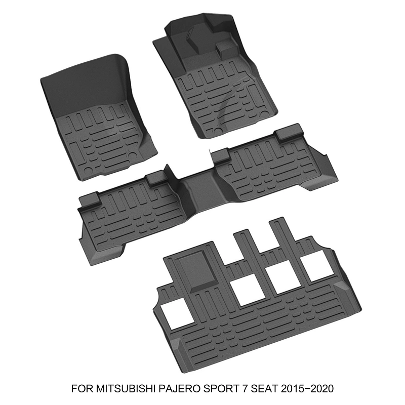 Rownfur Free Shipping 5d Car Floor PVC Mats Luxury Russia Customized Dedicated Customized Wholesale Leather Brown