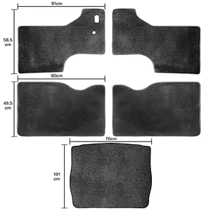 Rownfur Free Shipping 5d Car Floor PVC Mats Luxury Russia Customized Dedicated Customized Wholesale Leather Brown