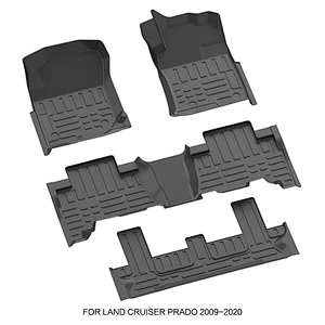Rownfur Free Shipping 5d Car Floor PVC Mats Luxury Russia Customized Dedicated Customized Wholesale Leather Brown