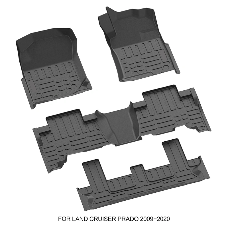 Rownfur Free Shipping 5d Car Floor PVC Mats Luxury Russia Customized Dedicated Customized Wholesale Leather Brown