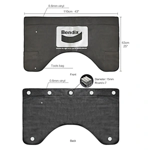 2021 3 layer Auto fender cover with magents