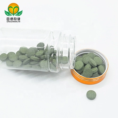GMP Factory Supply Organic Spirulina and Chlorella and Barley Grass Mixed Tablet