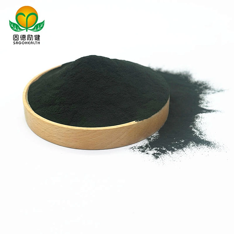 GMP factory manufacturer  best quality organic spirulina powder
