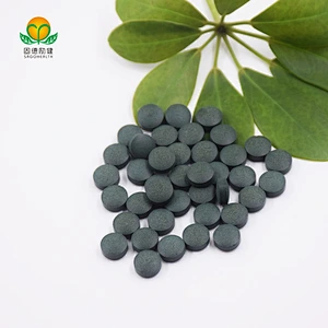 Factory Supply  High Quality Organic Spirulina & Ginseng Mixed Tablet