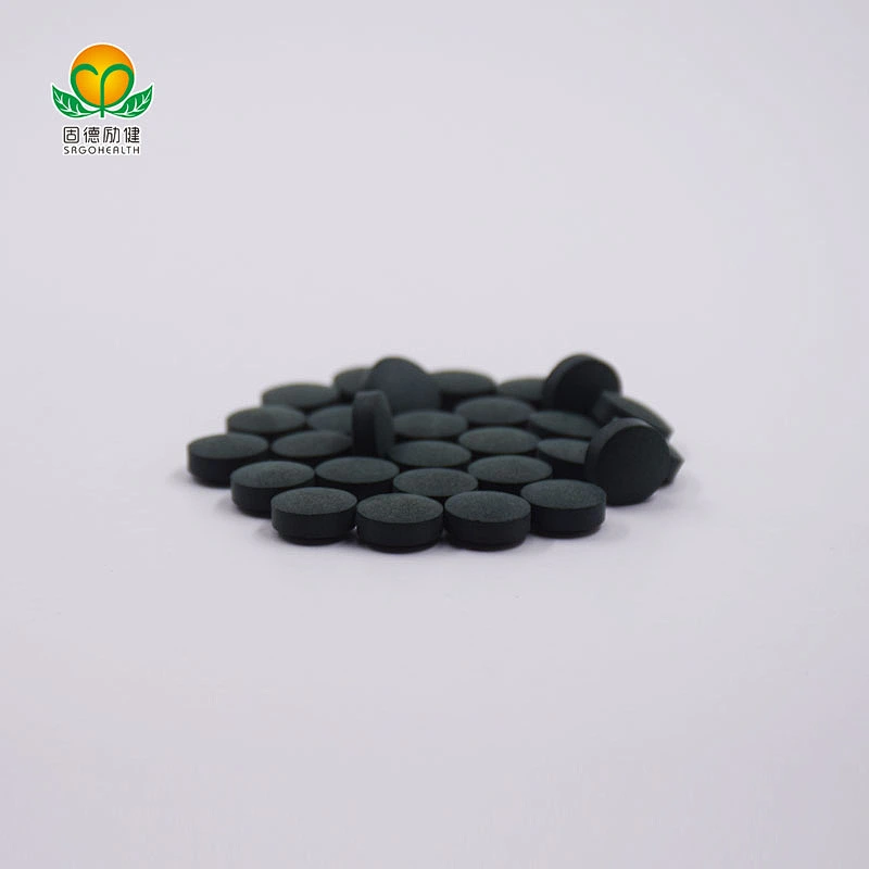 Factory Supply  High Quality Organic Spirulina & Ginseng Mixed Tablet