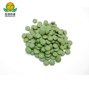 GMP Factory Supply Organic Spirulina &Barley Grass Mixed Tablet
