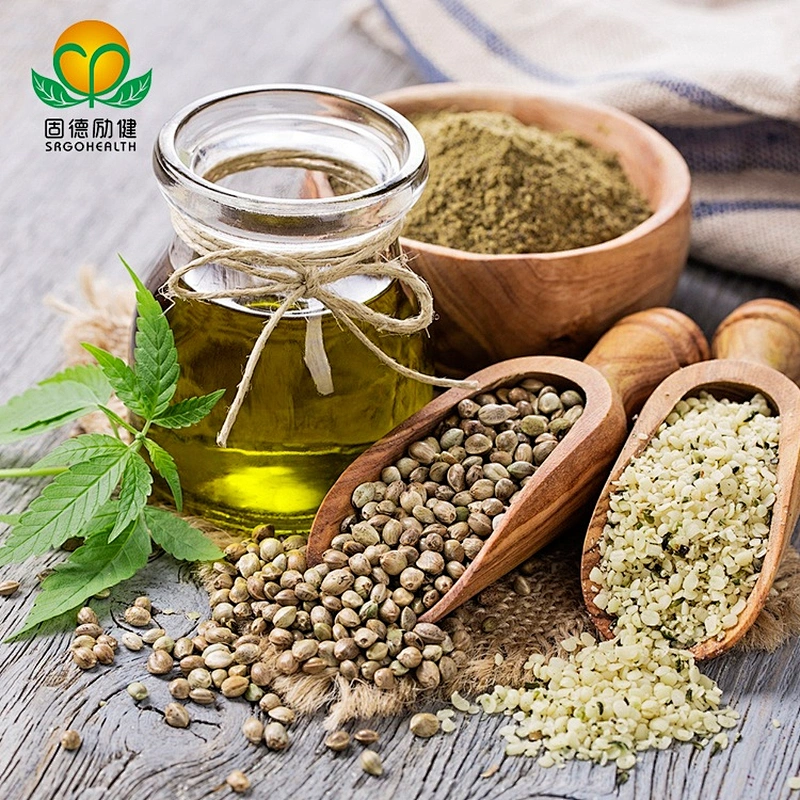 High Quality GMP Factory Supply Hemp Oil Green Yellow