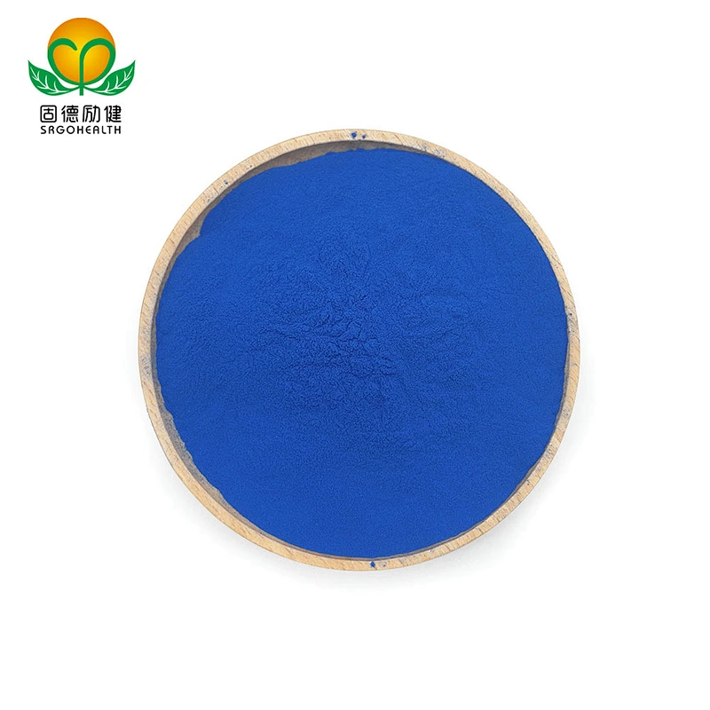 High Protein Food Grade Blue Pigment Phycocyanin Spirulina Extract