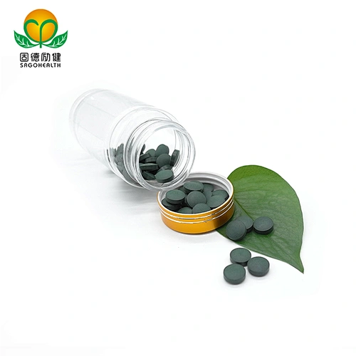Factory Supply OEM Organic Chlorella & Rose Hip Mixed Tablet