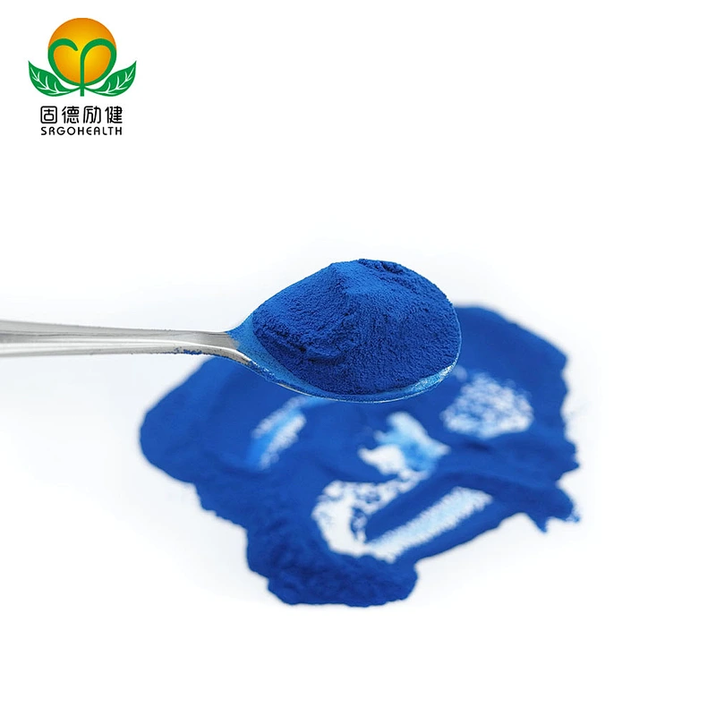 High Protein Food Grade Blue Pigment Phycocyanin Spirulina Extract