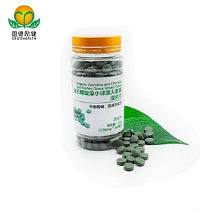 EU And NOP Certificated Organic Spirulina & Chlorella & Barley Grass Mixed Tablet