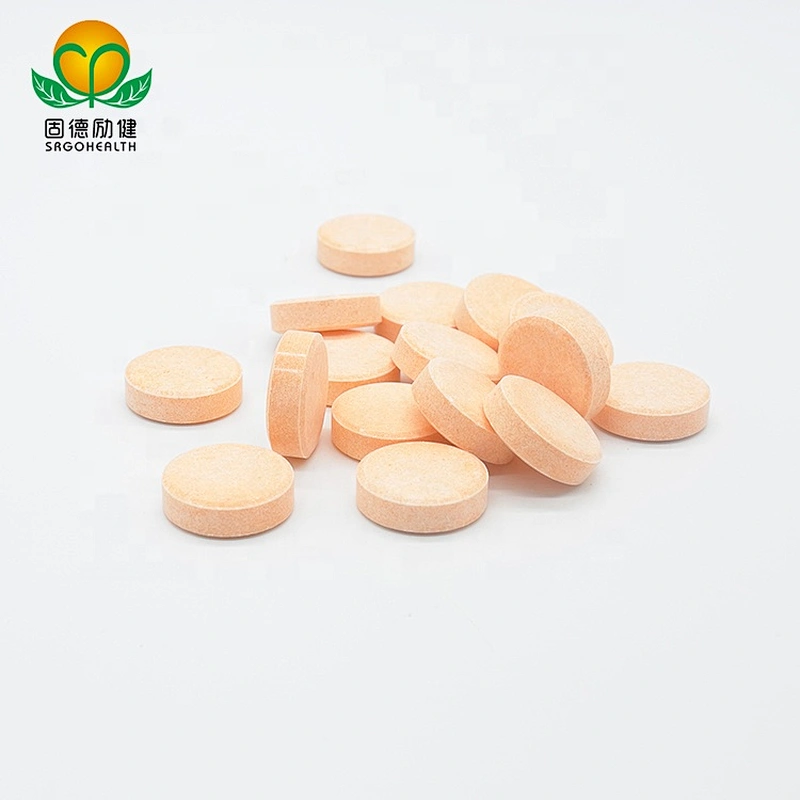 OEM GMP Amazon Hot Selling Vitamin C Chewable Tablet