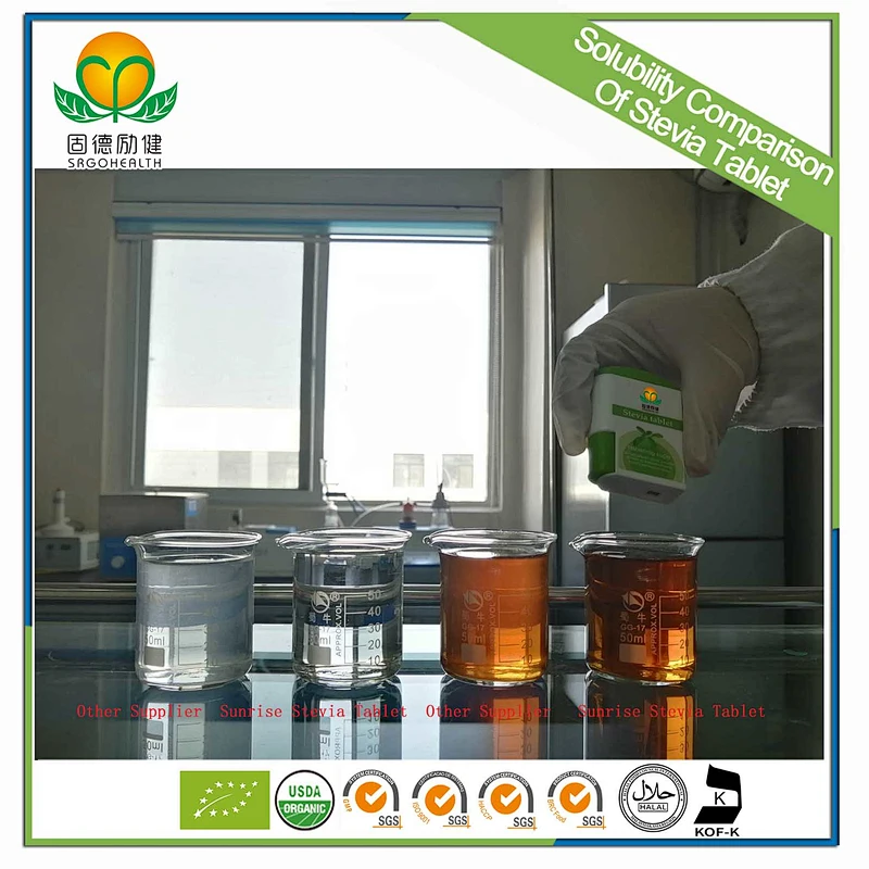 GMP Factory Supply Organic Stevia Tablet