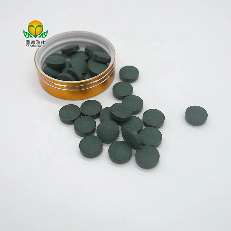 GMP Factory Supply Organic Chlorella & Rose Hip Mixed Tablet