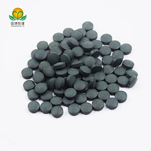 Factory Supply  High Quality Organic Spirulina & Ginseng Mixed Tablet