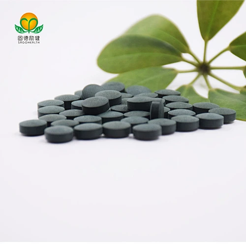 Factory Supply  High Quality Organic Spirulina & Ginseng Mixed Tablet