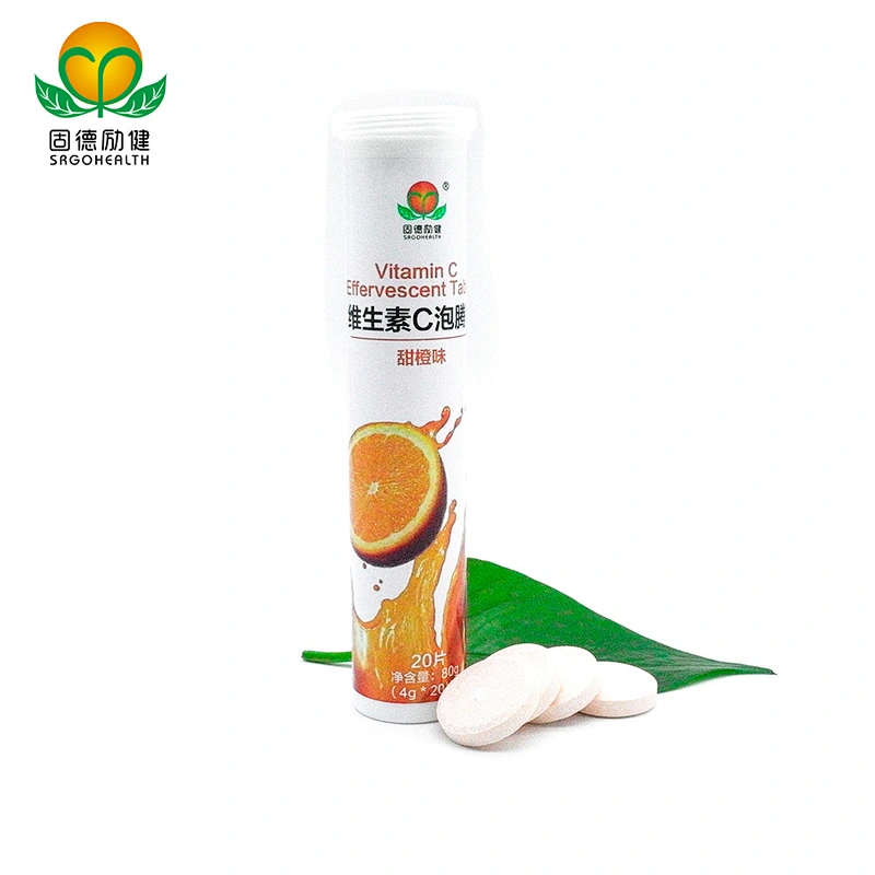 Hot selling GMP certified Vitamin C Effervescent Tablet