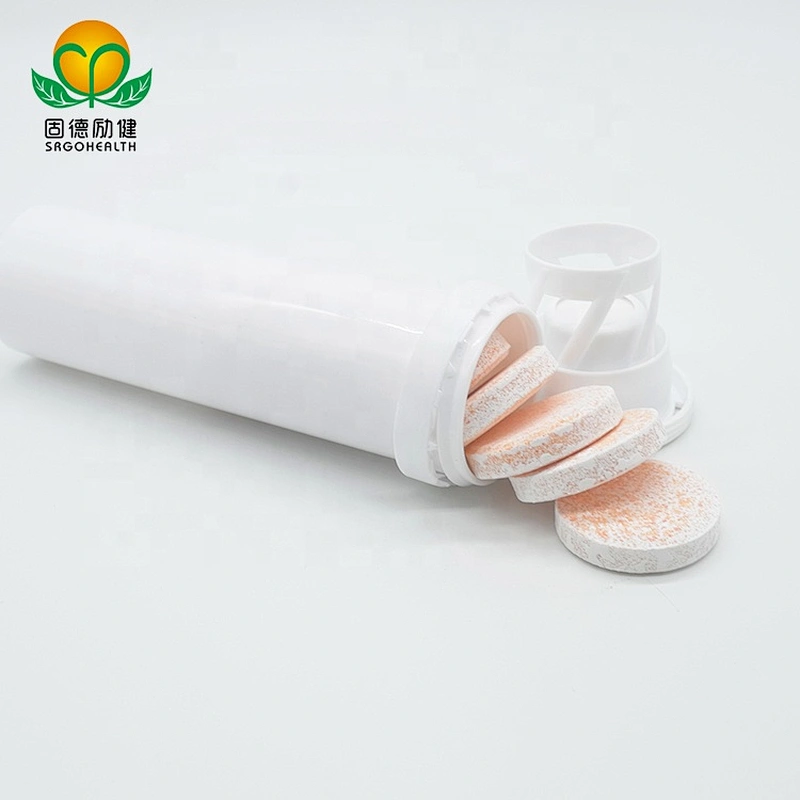 Food Supplement GMP Factory Supply Vitamin C Effervescent Tablet