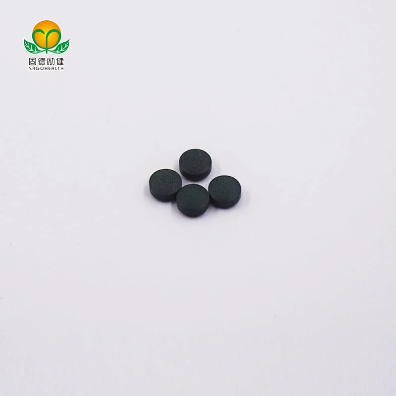 Factory Supply  High Quality Organic Spirulina & Ginseng Mixed Tablet