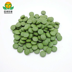 GMP Factory Supply Organic Spirulina &Barley Grass Mixed Tablet