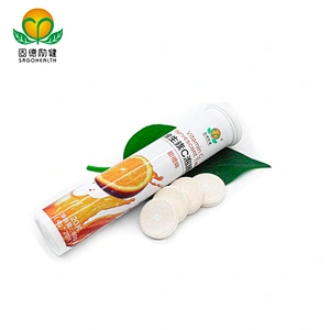 Hot selling GMP certified Vitamin C Effervescent Tablet