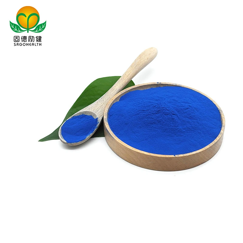 High Protein Food Grade Blue Pigment Phycocyanin Spirulina Extract