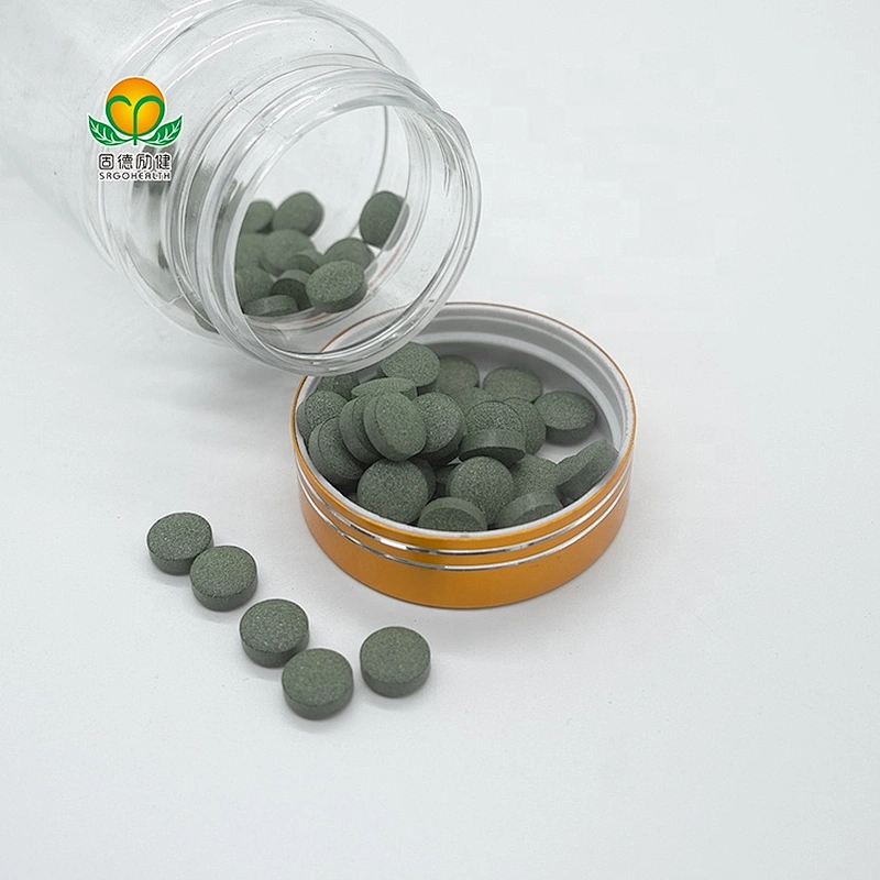 EU And NOP Certificated Organic Spirulina & Chlorella & Barley Grass Mixed Tablet