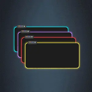 RGB Gaming Mouse Pad Computer Gamer Mousepad Large Game Rubber No-slip Mouse Mat